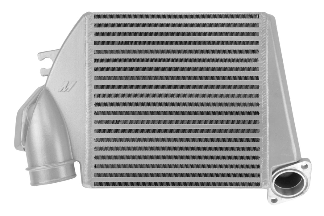 Mishimoto Top Mount Intercooler Silver w/ Red Hose 2008 - 2014 WRX - MMTMIC-WRX-08SLRD - Subimods.com