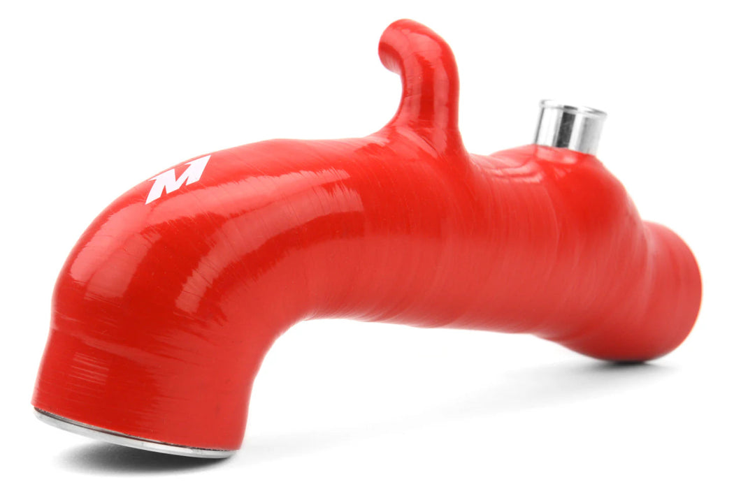 Mishimoto Turbo Inlet Hose Red 2002 - 2007 WRX / 2004 - 2021 STI / 2004 - 2008 Forester XT - MMHOSE-SUB-IHRD - Subimods.com