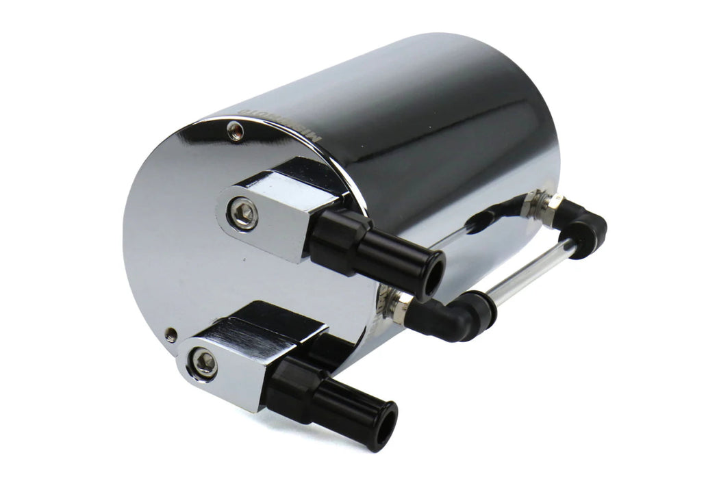 Mishimoto Universal Aluminum Oil Catch Can Large Polished - MMOCC-LA - Subimods.com