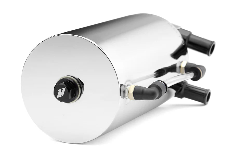 Mishimoto Universal Aluminum Oil Catch Can Large Polished - MMOCC-LA - Subimods.com
