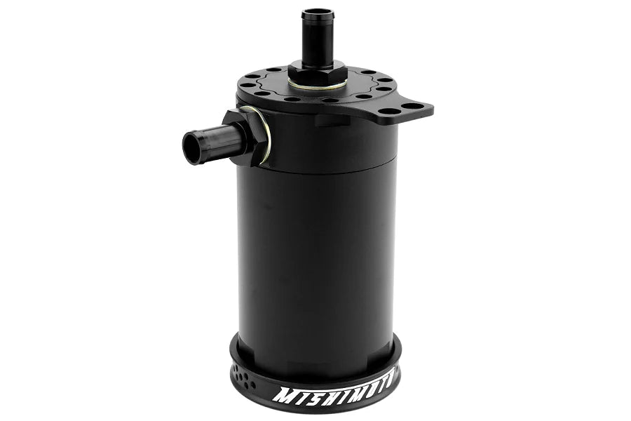 Mishimoto Universal Baffled Oil Catch Can Black w/ Black Insert - MMBCC-UNI-BK - Subimods.com