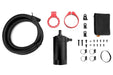 Mishimoto Universal Baffled Oil Catch Can Black w/ Red Insert - MMBCC-UNI-RD - Subimods.com