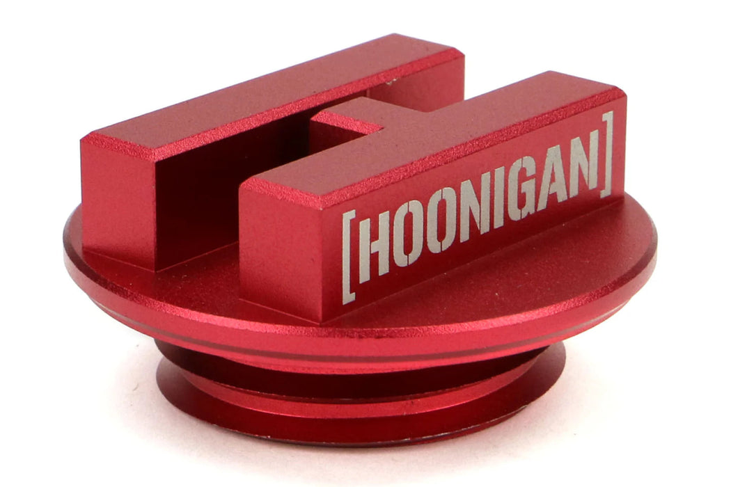 Mishimoto X Hoonigan Oil Cap w/ Bottle Opener Red Most Subaru Models - MMOFC-SUB-HOONRD - Subimods.com