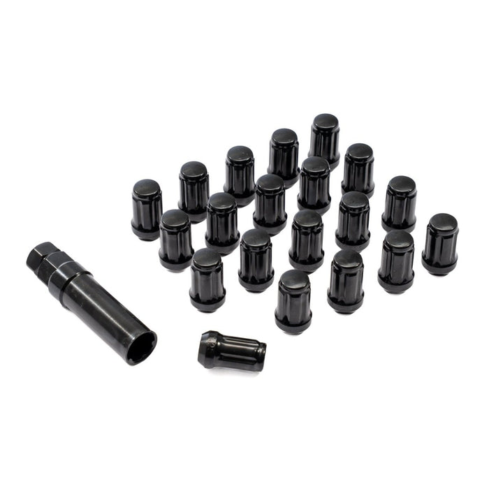Mission Closed End Black Lug Nuts 12x1.25 Most Subaru Models - MIS-1004-BK - Subimods.com