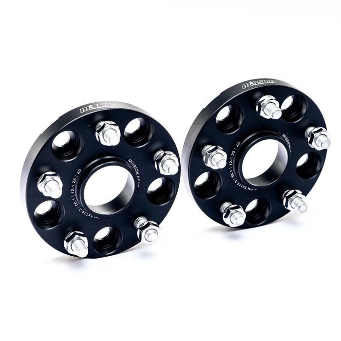 Mission ProFit Wheel Spacer Pair 20mm 5x114.3 Anodized Black - MIS-WA5hM261/20-56.1 - Subimods.com