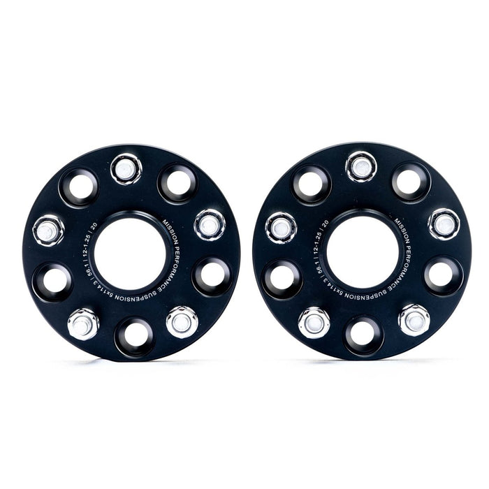 Mission ProFit Wheel Spacer Pair 20mm 5x114.3 Anodized Black - MIS-WA5hM261/20-56.1 - Subimods.com
