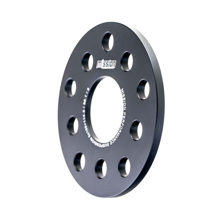 Mission SlimFit Slip On Wheel Spacer Pair 8mm 5x100 / 5x114.3 Anodized Black - MIS-ETS5b5hX60/8-56.1 - Subimods.com