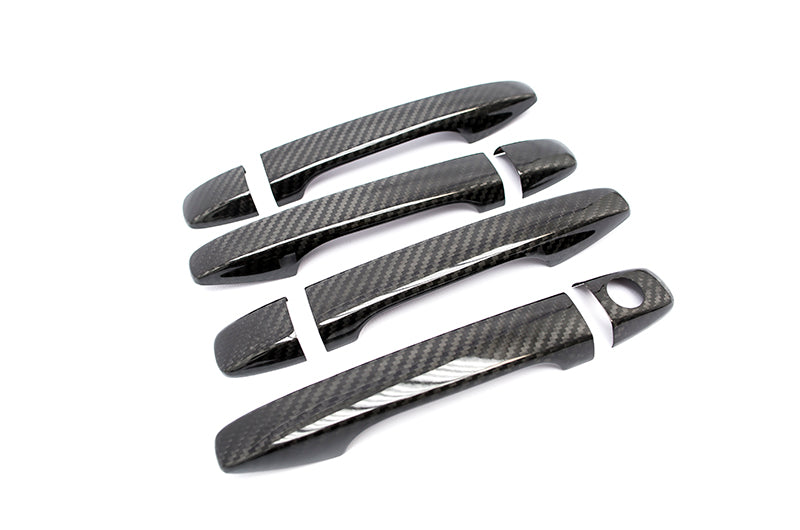 OLM Dry Carbon Fiber Door Handle Covers 2014-2018 Forester, 2013-2017 Crosstrek, 2015-2021 WRX / STI