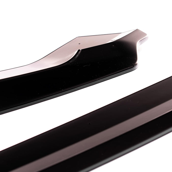 Molded Innovations 3 Piece Front Lip Gloss Black 2022 - 2024 WRX - MI-WRX5-FLDGB - Subimods.com