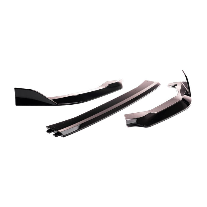 Molded Innovations 3 Piece Front Lip Gloss Black 2022 - 2024 WRX - MI-WRX5-FLDGB - Subimods.com