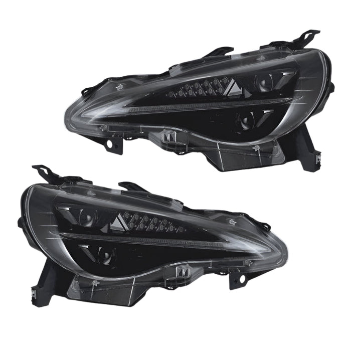 Molded Innovations Check Series Sequential LED Headlights 2013 - 2021 BRZ / 2013 - 2016 FRS / 2017 - 2021 GT86 - MI - 0297A - Subimods.com