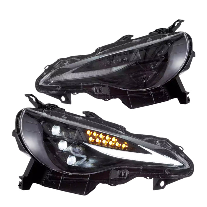Molded Innovations Check Series V2 Sequential LED Headlights 2013 - 2021 BRZ / 2013 - 2016 FRS / 2017 - 2021 GT86 - MI - 0297B - Subimods.com