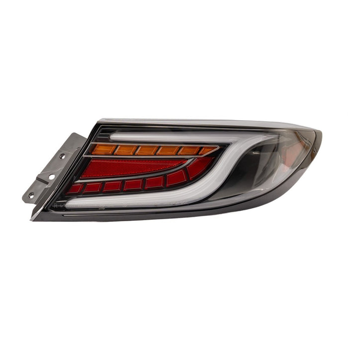 Molded Innovations CS Style Sequential LED Tail Lights Clear Lens w/ Black Base & White Bar 2022-2026 BRZ / 2022-2026 GR86 - MI-TO2003-CBCAR - Subimods.com