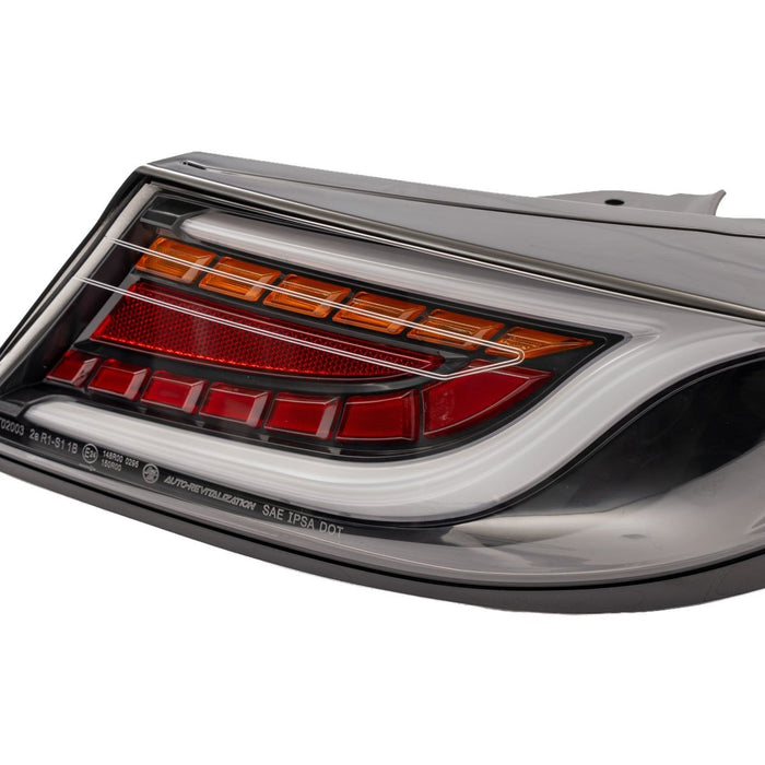 Molded Innovations CS Style Sequential LED Tail Lights Clear Lens w/ Black Base & White Bar 2022-2026 BRZ / 2022-2026 GR86 - MI-TO2003-CBCAR - Subimods.com