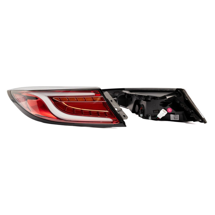 Molded Innovations CS Style Sequential LED Tail Lights Clear Lens w/ Red Base & White Bar 2022-2026 BRZ / 2022-2026 GR86 - MI-TO2003-CRCAR - Subimods.com