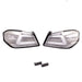 Molded Innovations CS Style Sequential LED Tail Lights Clear Lens w/ Silver Base & White Bar 2015 - 2021 WRX / 2015 - 2021 STI - A-SB-2001-U-CSC - Subimods.com