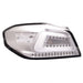 Molded Innovations CS Style Sequential LED Tail Lights Clear Lens w/ Silver Base & White Bar 2015 - 2021 WRX / 2015 - 2021 STI - A-SB-2001-U-CSC - Subimods.com