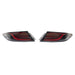 Molded Innovations CS Style Sequential LED Tail Lights Smoke Lens w/ Black Base & Red Bar 2022-2026 BRZ / 2022-2026 GR86 - MI-TO2003-SBRAR - Subimods.com