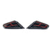 Molded Innovations CS Style Sequential LED Tail Lights Smoke Lens w/ Black Base, Red DRL Bar and Clear Turn Signal Reflector 2022-2026 WRX - SB2004-SBRC - Subimods.com