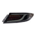 Molded Innovations CS Style Sequential LED Tail Lights Smoke Lens w/ Black Base & White Bar 2022-2026 BRZ / 2022-2026 GR86 - MI-TO2003-SBCAR - Subimods.com