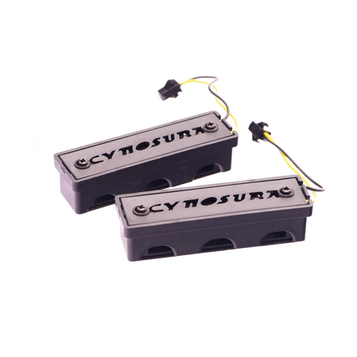 Molded Innovations CS Style Sequential LED Tail Lights Smoke Lens w/ Silver Base & White Bar 2015 - 2021 WRX / 2015 - 2021 STI - A-SB-2001-U-SSC - Subimods.com