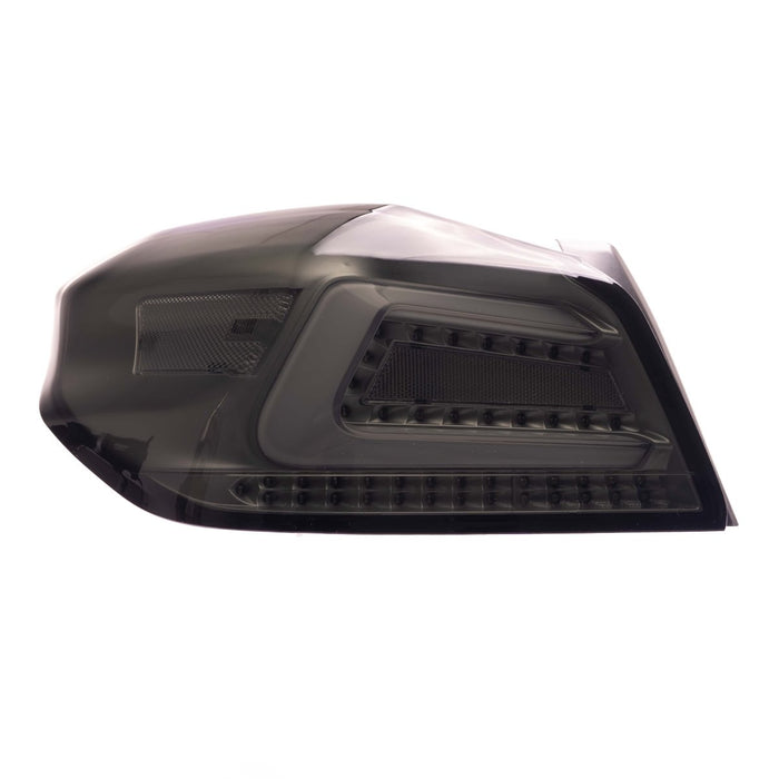 Molded Innovations CS Style Sequential LED Tail Lights Smoke Lens w/ Silver Base & White Bar 2015 - 2021 WRX / 2015 - 2021 STI - A-SB-2001-U-SSC - Subimods.com
