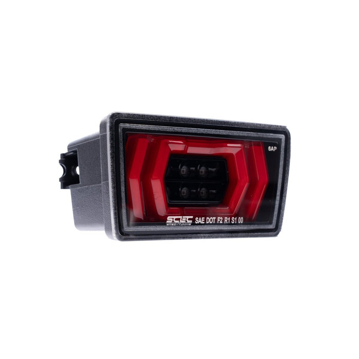 Molded Innovations Cyclops Edition Rear Brake Light Version 3 w/ DRL Bar 2015-2021 WRX Sedan / 2015-2021 STI Sedan - MI15-RBLV3C-CBW - Subimods.com