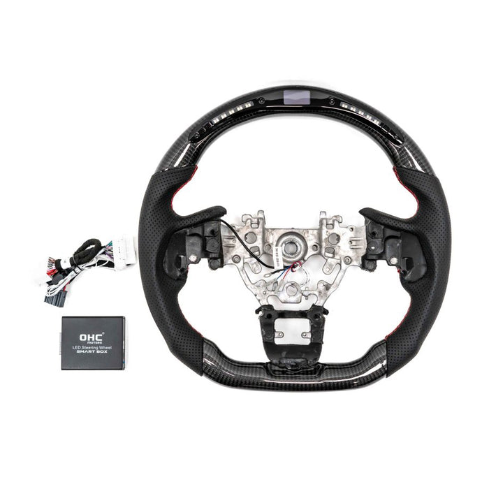 Molded Innovations Original Carbon Fiber Steering Wheel with Digital Pro Galaxy Display 22-24 WRX