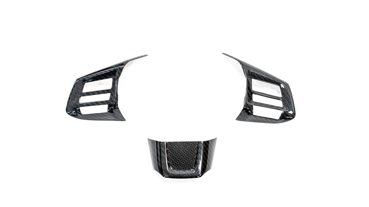 Molded Innovations Dry Carbon Steering Wheel Insert Cover Pack 2015 - 2021 WRX / 2015 - 2021 STI - CL - SUBSWC - 3 - Subimods.com