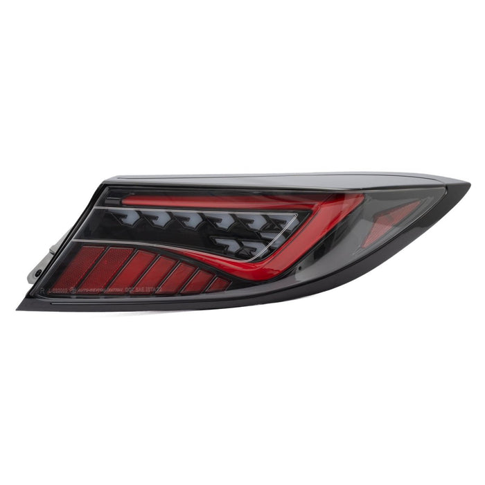 Molded Innovations EVO+ Style Sequential LED Tail Lights Clear Lens w/ Black Base & Red Bar 2022-2026 BRZ / 2022-2026 GR86 - MI-SB2003-CBRCR - Subimods.com