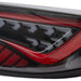 Molded Innovations EVO+ Style Sequential LED Tail Lights Clear Lens w/ Black Base & Red Bar 2022-2026 BRZ / 2022-2026 GR86 - MI-SB2003-CBRCR - Subimods.com