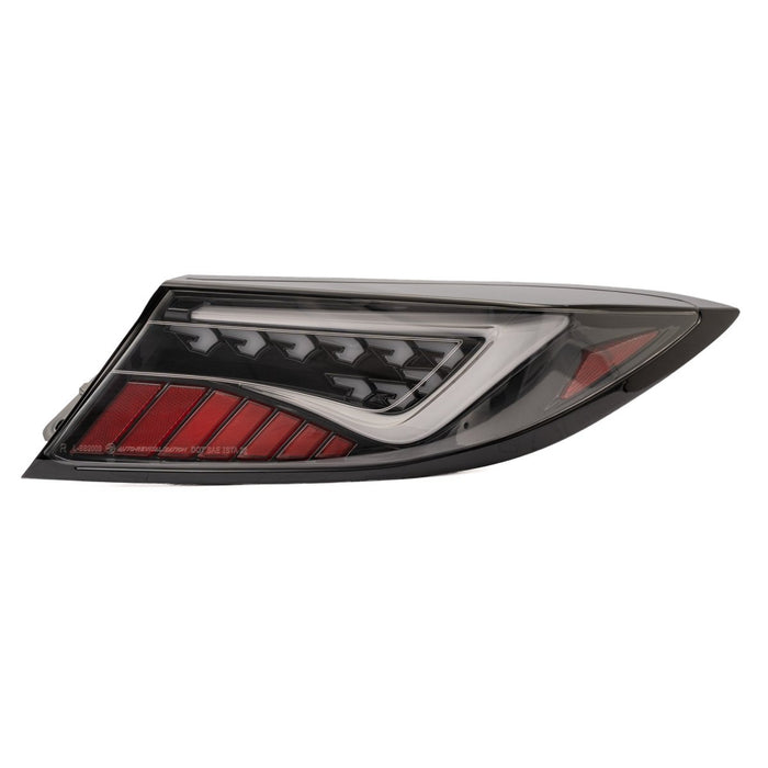 Molded Innovations EVO+ Style Sequential LED Tail Lights Clear Lens w/ Black Base & White Bar 2022-2026 BRZ / 2022-2026 GR86 - MI-SB2003-CBCCR - Subimods.com