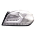 Molded Innovations EVO+ Style Sequential LED Tail Lights Clear Lens w/ Silver Base & White Bar 2015 - 2021 WRX / 2015 - 2021 STI - SB2002-U-CSC - Subimods.com