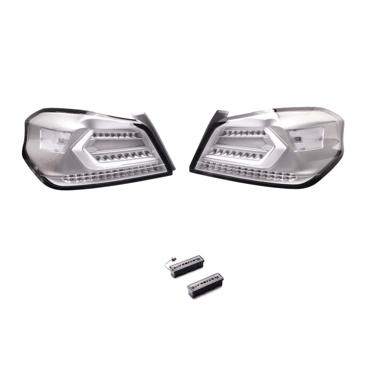Molded Innovations EVO+ LED Tail Lights Silver Base WRX STI