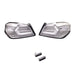 Molded Innovations EVO+ Style Sequential LED Tail Lights Clear Lens w/ Silver Base & White Bar 2015 - 2021 WRX / 2015 - 2021 STI - SB2002-U-CSC - Subimods.com