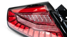 Molded Innovations EvoGlow Series DynamicLume LED Tail Lights Red Lens w/ Black Base & Red Bar 2022 - 2024 WRX - 24SB - WRTL - V1 - RB2 - Subimods.com