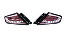 Molded Innovations EvoGlow Series DynamicLume LED Tail Lights Red Lens w/ Black Base & White Bar 2022 - 2024 WRX - 24SB - WRTL - V1 - RB1 - Subimods.com