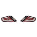 Molded Innovations EvoGlow Series DynamicLume LED Tail Lights Red Lens w/ Black Base & White Bar 2022-2026 WRX - 24SB-WRTL-V1-RB1 - Subimods.com