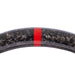 Molded Innovations Forged Carbon Fiber Steering Wheel w/ Suede Grip, Red Stripe and Red Stitching 2013-2016 BRZ / 2013-2016 FRS - MIZC6-WHL-A/FC-R-R - Subimods.com