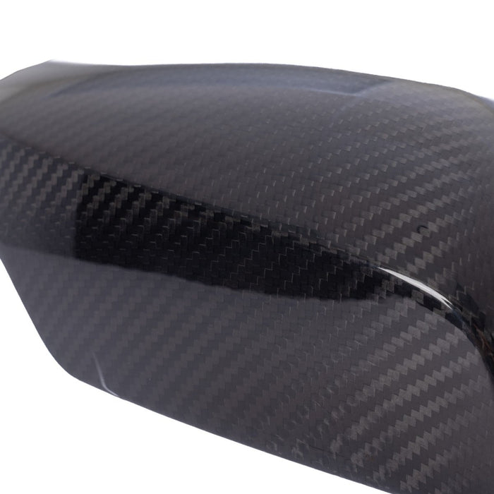 Molded Innovations Fuijin Carbon Fiber Mirror Covers w/ Turn Signal Cutout 15-21 WRX / 15-21 STI - MI-CF-023 - Subimods.com
