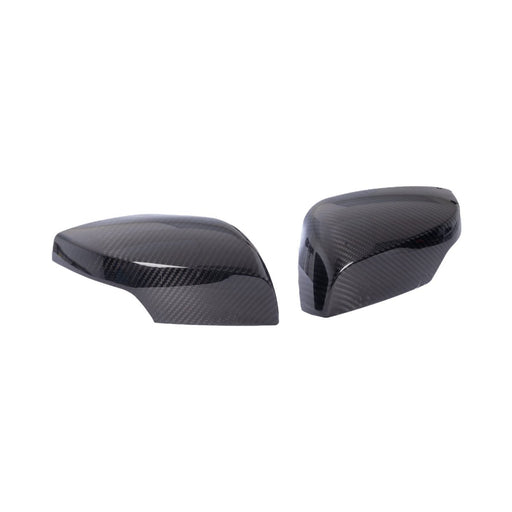 Molded Innovations Fuijin Carbon Fiber Mirror Covers w/ Turn Signal Cutout 15-21 WRX / 15-21 STI - MI-CF-023 - Subimods.com