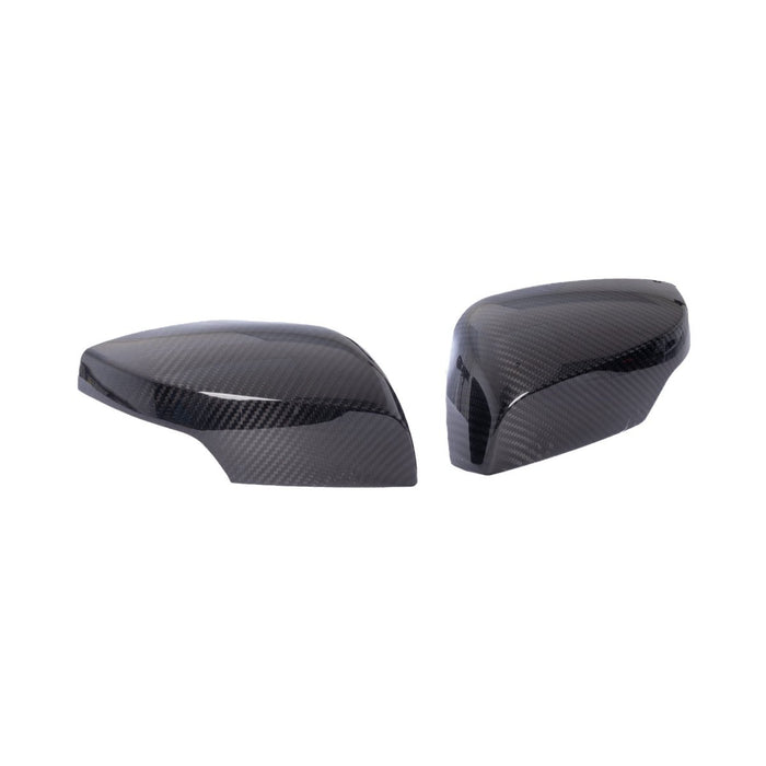 Molded Innovations Fuijin Carbon Fiber Mirror Covers w/ Turn Signal Cutout 15-21 WRX / 15-21 STI - MI-CF-023 - Subimods.com