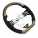 Molded Innovations Glitter Series Carbon Fiber Steering Wheel w/ Suede Grip, Black Stitching and Gold Glitter Carbon 2015 - 2021 WRX / 2015 - 2021 STI - SU152 - LE15 - G8A - B - Subimods.com