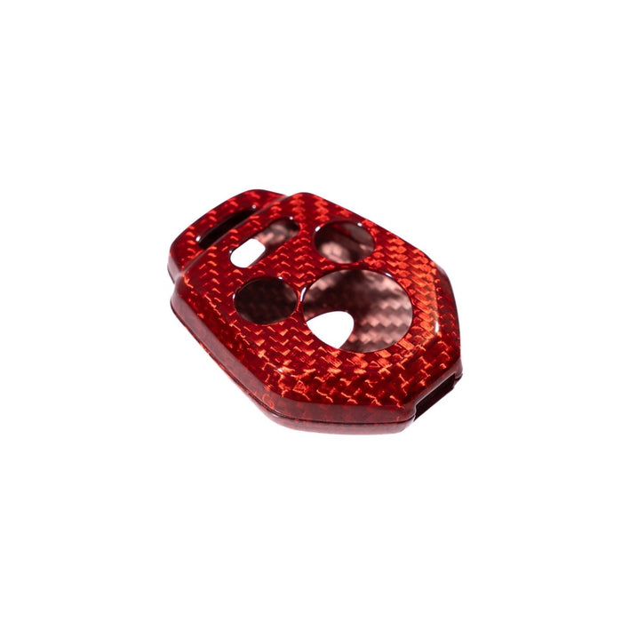 Molded Innovations Gloss Carbon Fiber Key Cover Red Most Subaru Models - MI-9126 - Subimods.com