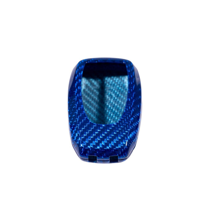 Molded Innovations Gloss Carbon Fiber Key Fob Cover Blue Most Subaru Models - MI-9119 - Subimods.com