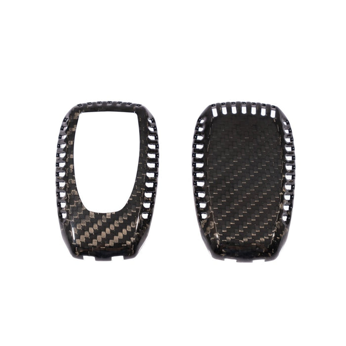 Molded Innovations Gloss Carbon Fiber Vented Key Fob Cover Black Most Subaru Models - MI-9124 - Subimods.com