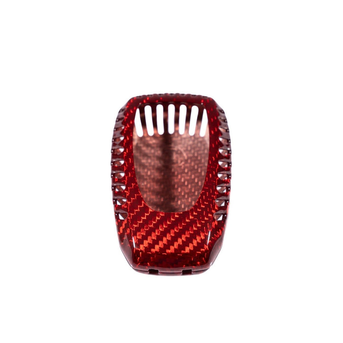 Molded Innovations Gloss Carbon Fiber Vented Key Fob Cover Red Most Subaru Models - MI-9123 - Subimods.com