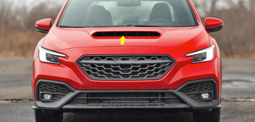 Molded Innovations Hood Scoop Grille Matte Black 2022 - 2024 WRX - MI-WRX5-HMGMB - Subimods.com