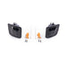 Molded Innovations LED Front Turn Signal Housings Black - A-SB-7-001-SB - Subimods.com
