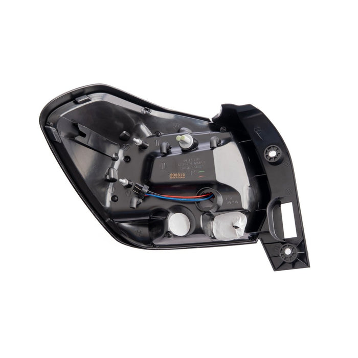 Molded Innovations LED Tail Lights Clear Lens w/ Black Base & Red Bar 2013 - 2017 Crosstrek / 2012 - 2016 Impreza Hatch - MI-9233-SB-R - Subimods.com